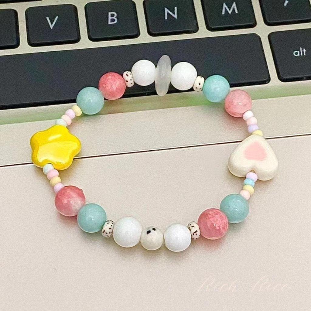 Trendy Cat Bracelet: Sweet & Cool Sandalwood Jewelry for Women