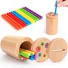 Dice Wooden Stick Board Game 42/16 Colourful Sticks Wooden Stick Tower Toy Set  Family