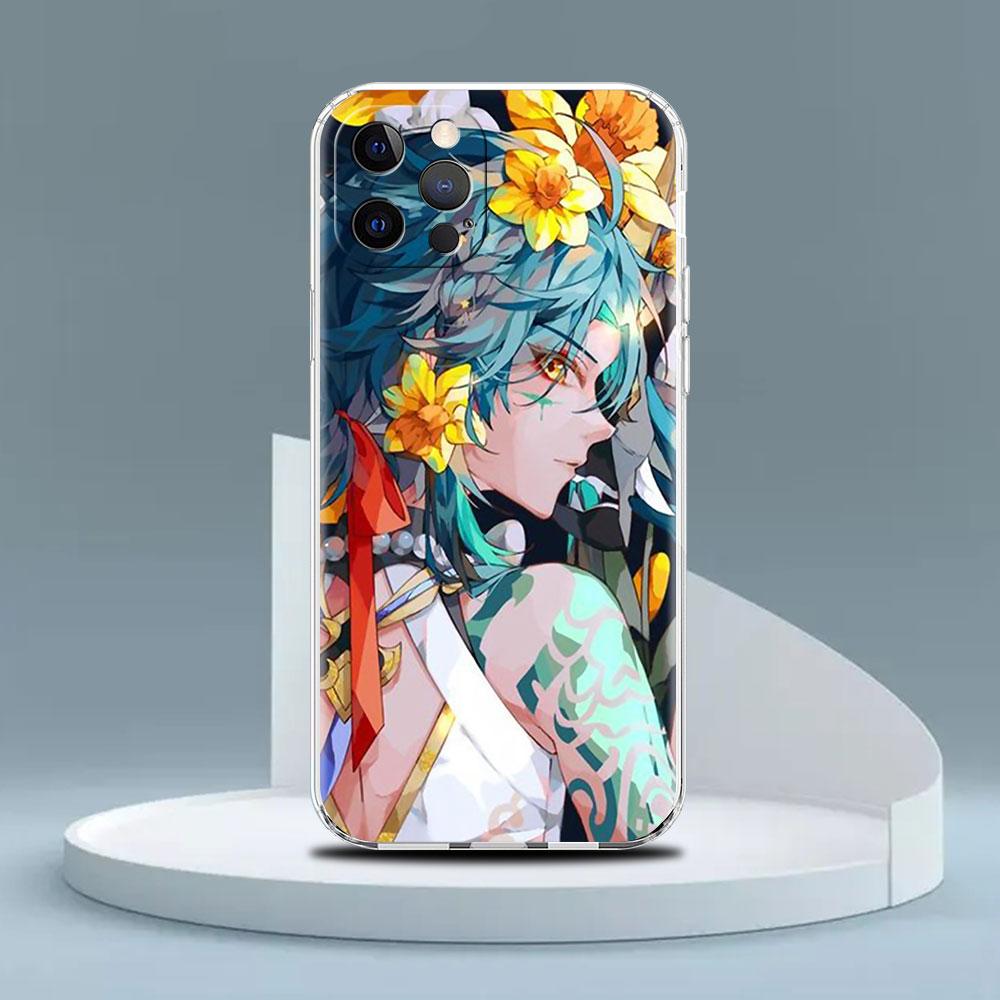 Genshin Impact Raiden Shogun Baal Clear Case For Apple iPhone 13 11 14 12 Pro 7 8 Plus XR X XS Max 6 6S 13Pro Phone Cover