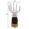 Halloween Decoration Witch Hand Candlestick Halloween Candle Holder Candle Holder Gothic Decor Snack Bowl Stand Resin Ornament