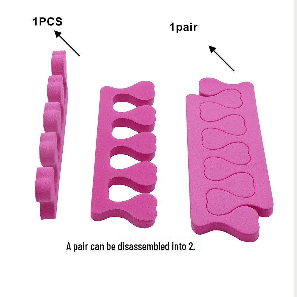 Εργαλείο Απλικατέρ Βαφής Νυχιών & Διαχωριστής Δακτύλων Ποδιών από Σφουγγάρι EVA σε Σχήμα Καρδιάς