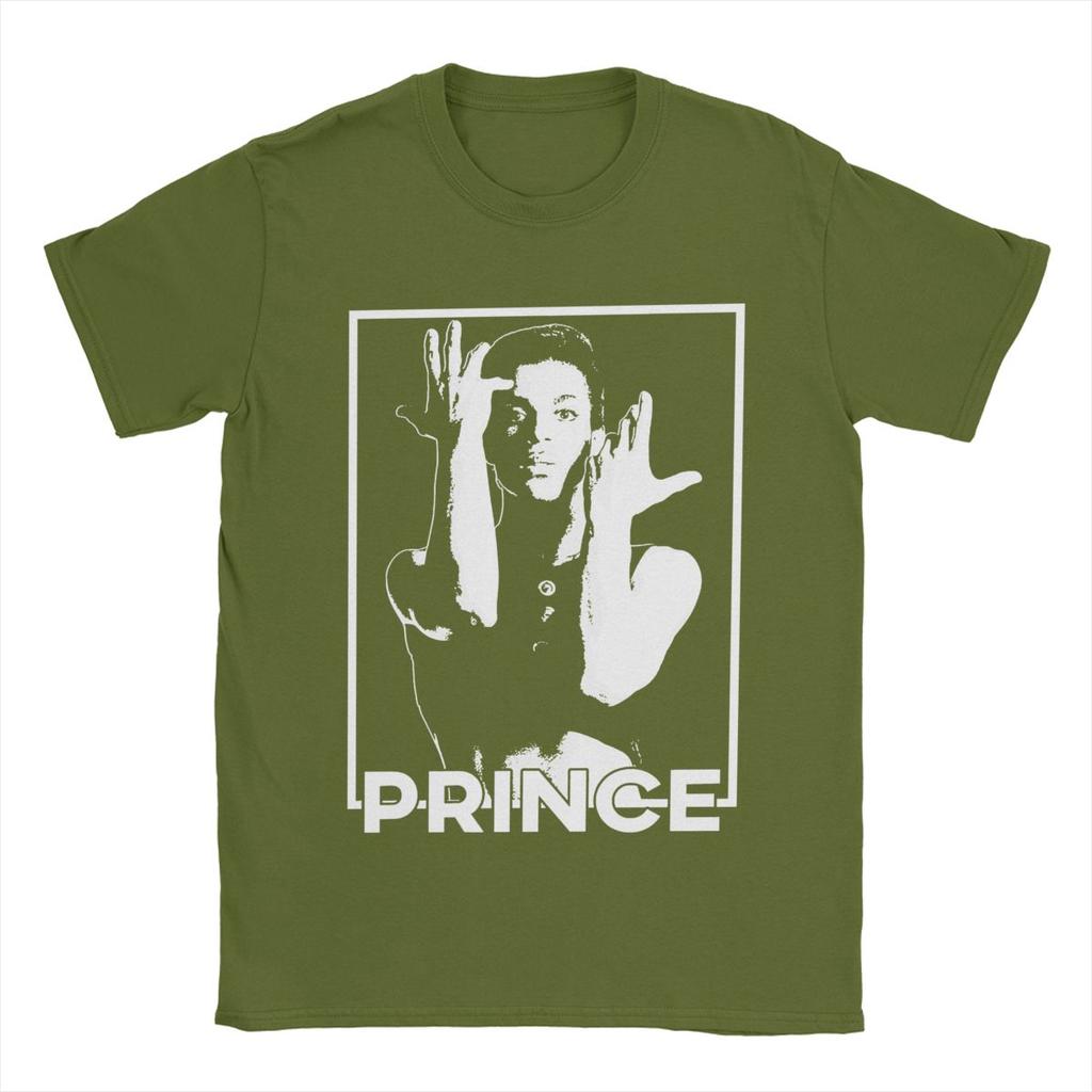 Vintage Prince Signature Musik Sänger T-Shirt für Herren Damen Baumwoll-T-Shirt Bedruckte Kleidung