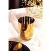 Ensemble de 4 Verres en Acier, Or PVD, Verre à Boire 100% Alimentaire, Verre à Eau Lavable au Lave-Vaisselle, Non Toxique, Gobelet Anti-Ternissement