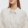 ONLY Women's V-Neck Dropped Shoulder Short Cardigan