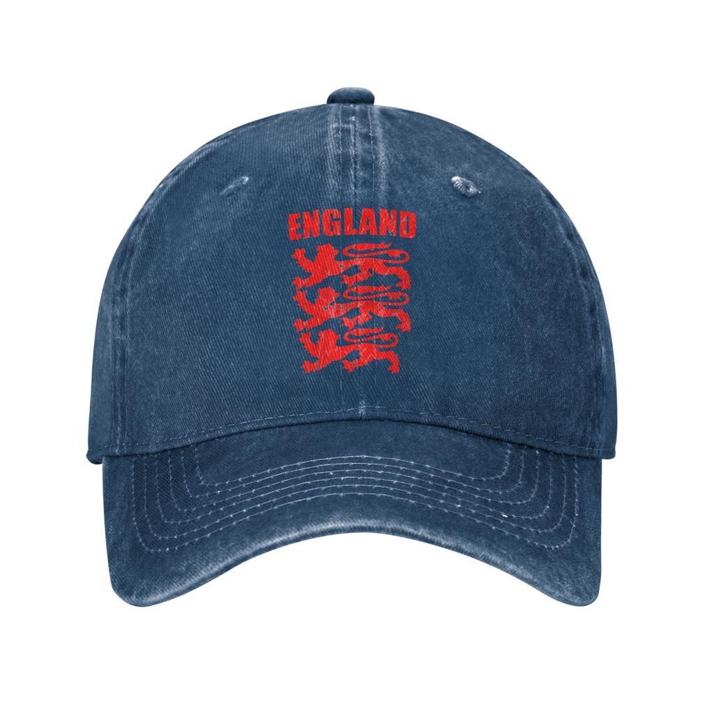 England Red Lion Casual Baseball Cap Hiking Fishing Trucker Hat Summer Breathable Unisex Women Y2k Retro Baseball Caps