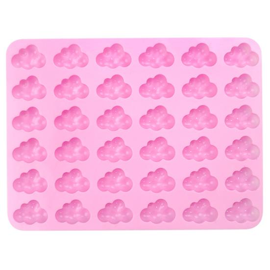 Cake Mold High Temperature Resistance Easy Demoulding Non-stick Reusable Anti-deformed Cake Decorating Safe Cloud Shape Chocolate Mold Baking Tool