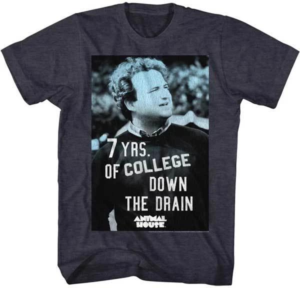 Animal House Movie 7 Years Of College Down The Drain Men's T Shirt