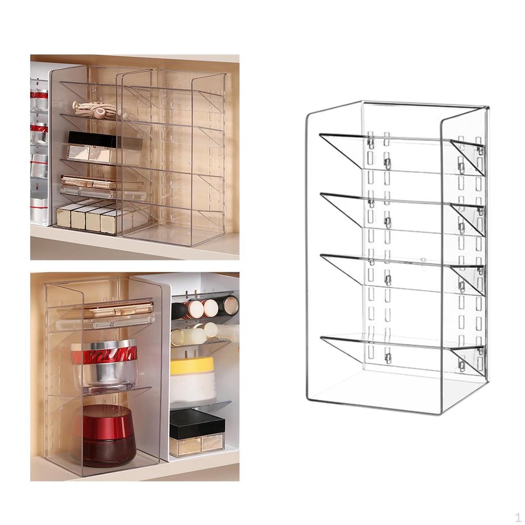 Bathroom Organizer Shelf Cosmetic Storage Rack Table Sundries Display for Farmhouse