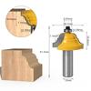 2pc Wainscoting Roman Ogee & Pedestal Router Bit C3 Carbide Tipped Wood Cutting Tool 1/2inch 12mm Shank Woodworking Router Bits
