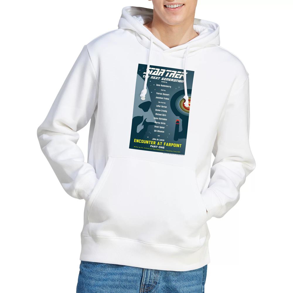 STAR TREK Mens The Next Generation Season 1 Episode 1 Hoodie