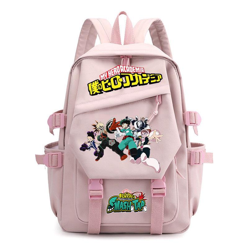 My Hero Academy School Bag Children's Backpack Elementary School Bag Male Female Junior High School Student College Student Campus Backpack