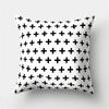 White Black Geometric Cushion Cover x Pillowcase Sofa  Decor  Polyester Home
