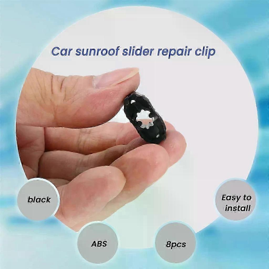 8Pcs Car Sunroof Slider Repair Clips for Renault Megane 3 918066133R 7701209744