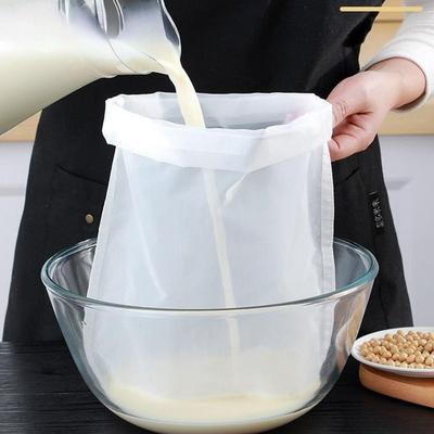 Sacchetti Filtranti in Nylon, Setaccio per Latte Vegetale, Setaccio per Scolo Tè, Filtro a Rete, Gadget da Cucina per la Casa, Alimentari, Formaggio, Setaccio per Miele