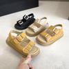 Boys Girls Beach Shoes Non-slip Soft Sole Kids Sandals Toes Capped Flexible 2025 Summer New Children Flats Fashion for Vacation
