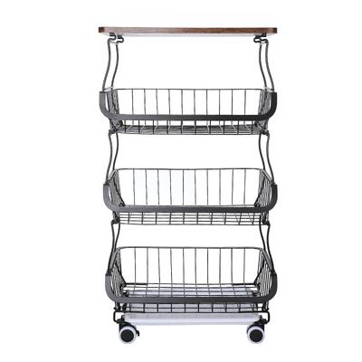Estante de almacenamiento de cocina extraíble