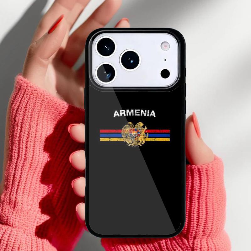 Armenia flag Phone Case for iPhone 17 16 15 14 13 Pro Max Back Cover for 12 11 Pro Coque