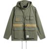 Li Ning Wade Series Letter Zipper Hooded Comfortable Breathable Casual Sports Windbreaker Men Outerwear Tea-Green AFDUC65-3
