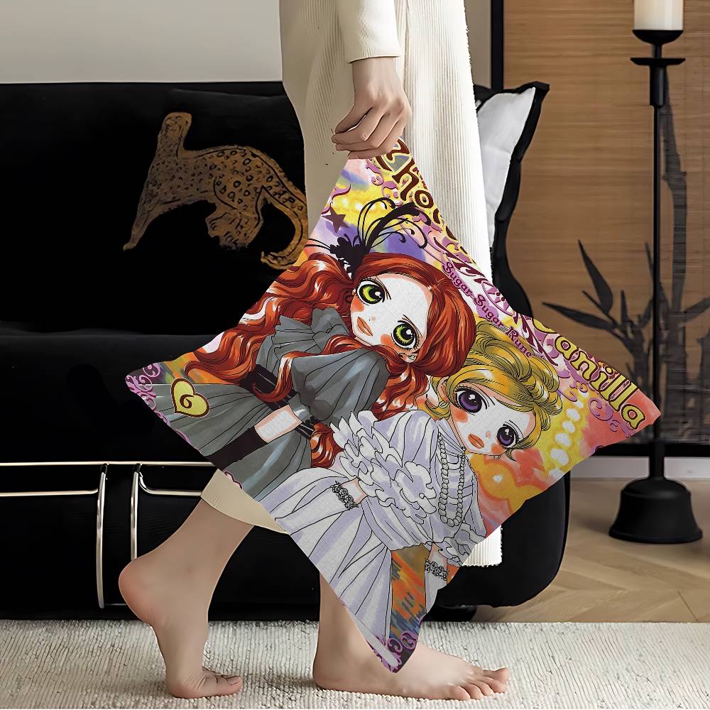 Anime Sugar Sugar Rune Kissenbezug Polyester Sofakissen Dekorative Wurfkissen Heimdekoration Kissenbezug