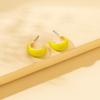 New Fashion Trend Cshaped Earrings For Women Colorful And Accessories Chic