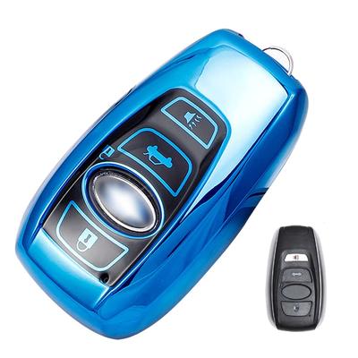 LETINGFAR Schlüsselhülle, Für Subaru, Smart Key Hülle, Schlüsselabdeckung, 4 Tasten, TPU, Gut