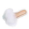 Robe & Slippers Set For Women Ladies Fashion Summer Plush Decorative Open Toe Flat Bottom Casual Beach Slippers Shoes For Woman