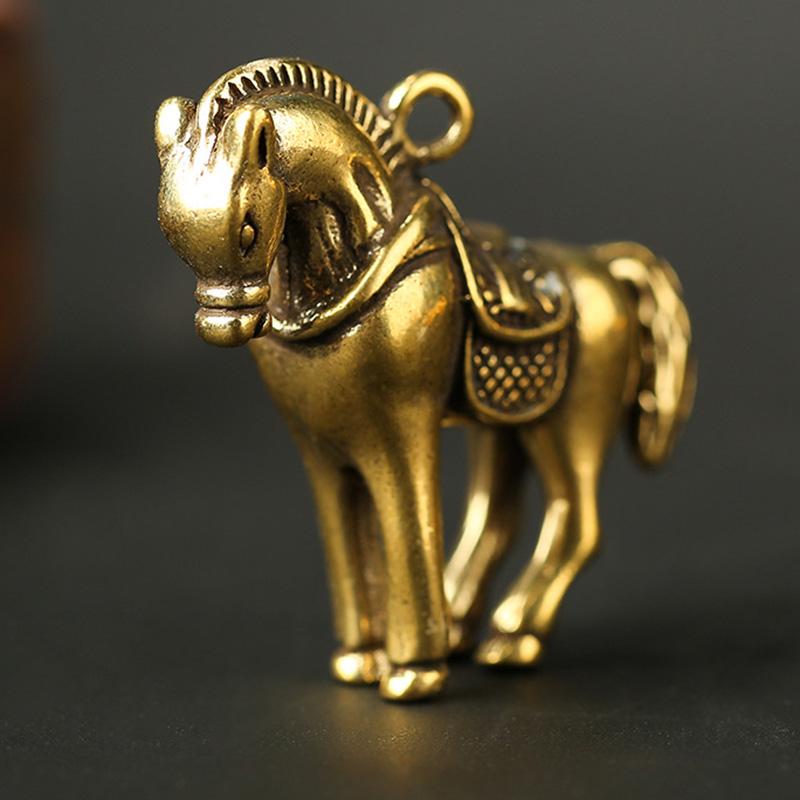 Keychain Pendant Ring Hanging Souvenir Toy Gifts Ornament Brass Animal