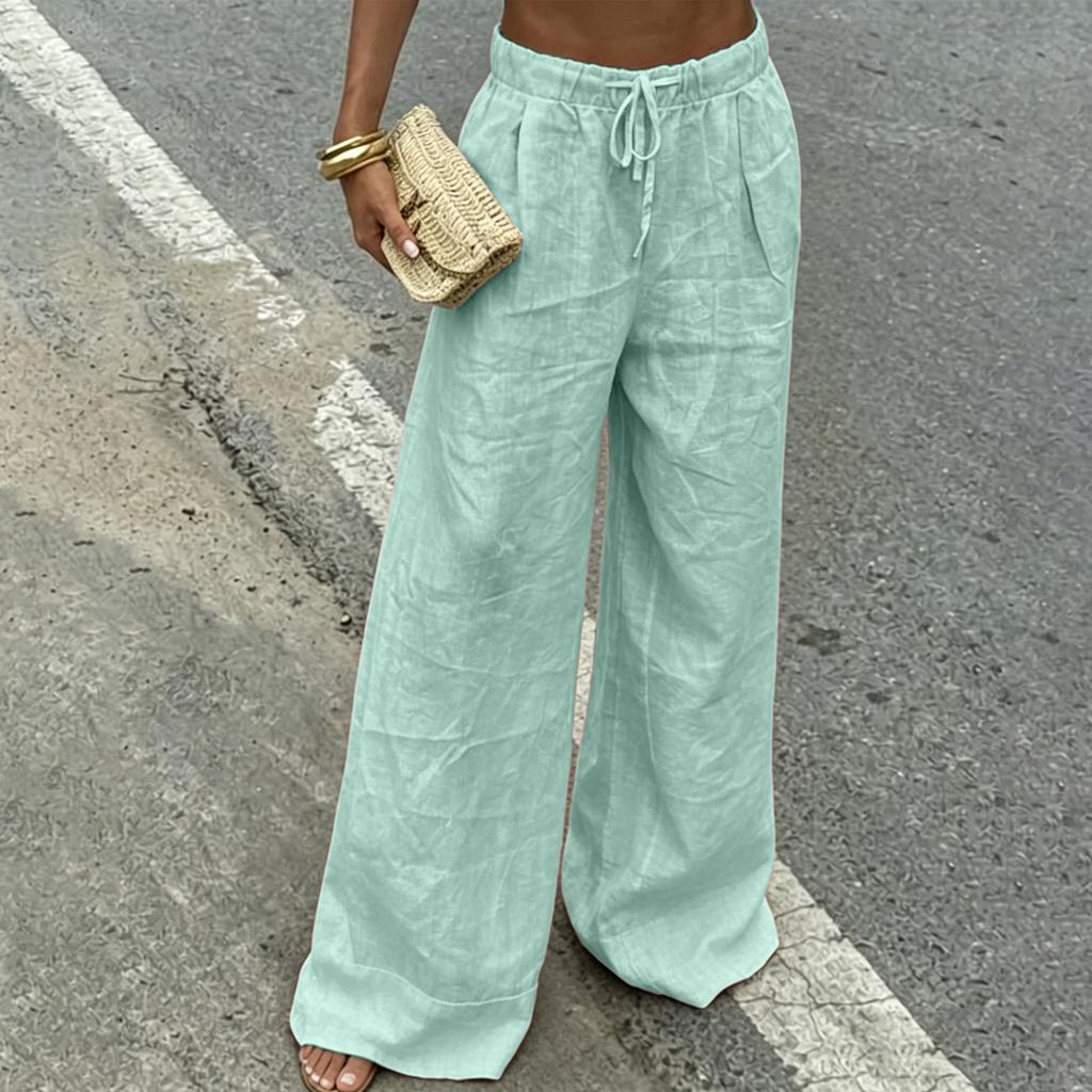 Pantaloni Casual da Donna con Coulisse Larga