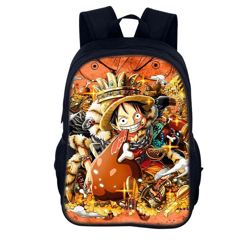 One Piece Monkey D. Luffy School Backpack for Child Light Weight Child Knapsack Fashion Rucksack Best Gift