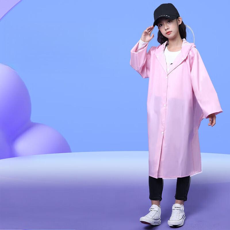 OEING Kids One-Piece Raincoat with Backpack Slot