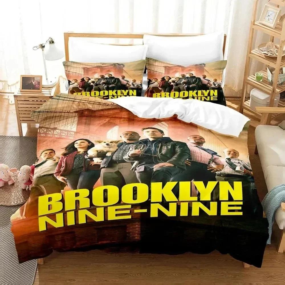 3D Print Brooklyn Nine-Nine Bedding Set Bedroom Soft Modern Bedspreads Comefortable Kids Duvet Cover Quilt Cover And Pillowcase