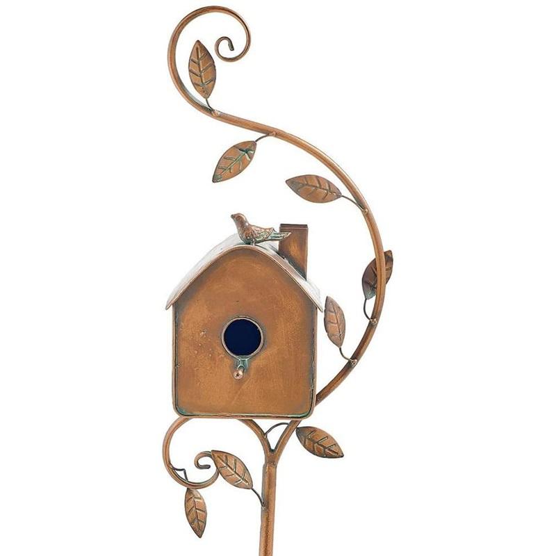 

Металлический садовый скворечник, декоративный орнамент для скворечника