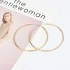 European and American Large Circle Earrings Temperament Korean Personality Hipster Earrings Versatile Ring Earrings Fashion Exaggerated Earrings