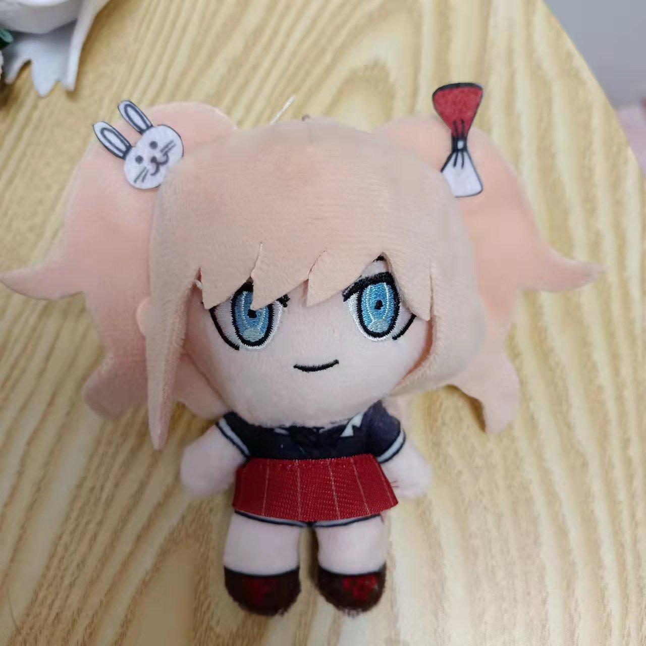 

Game Danganronpa Character Plush Pendant Soft Keychain Kokichi Oma Dolls Nanami ChiaKi Keyring Stuffed Rantaro Amami Toys Gifts