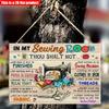 2D Flat 30*20cm1pc Vintage High quality Wooden Sewing Room Plaque - Wall Decor with Humorous Sewing Quotes, Perfect for Home, Porch, or Kitchen
