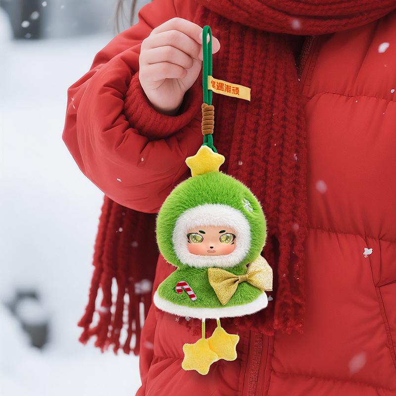 Christmas Eve Elk Plush Toy Christmas Tree Pendant Send Girlfriend Holiday Gifts Car Pendant Office Doll