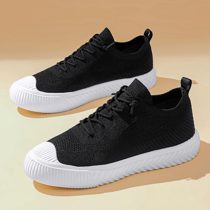 Men's and Women's Casual Shoes Breathable Walking Mesh Flat Comfortable Fashion Sports Training Fitness Lightweight Large Size46