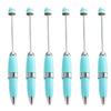 6x 1.0mm Writing Pen Beadable Ballpoint Pen Creative DIY Beaded Pen for Student