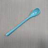 Candy Color Plastic Long Handle Dessert Spoons Dinner Tea Spoon Tableware Flatware Stirring Coffee Kitchen Scoops Soup