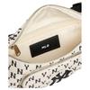 New MLB Monogram Collection Polyester Combo Bag Fanny Pack Regular Unisex Black White 3AHSM012N-50CRD