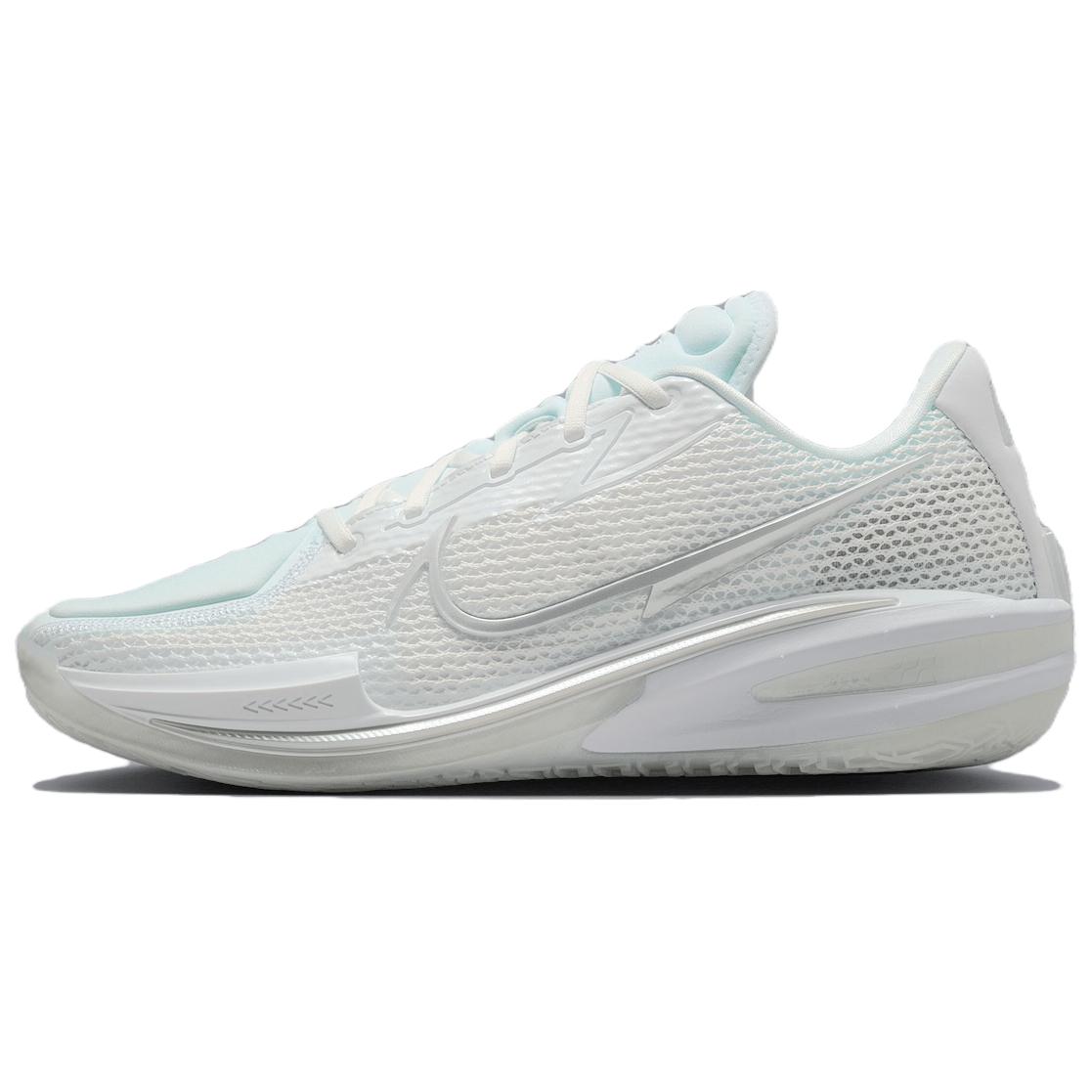 

новые износостойкие баскетбольные кроссовки Nike Air Zoom GT Cut с низким верхом, унисекс, белые 40.5