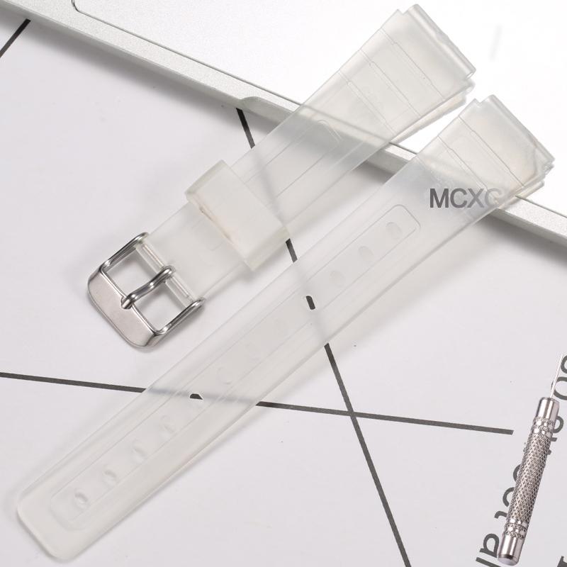 Resin Watch Accessories Suitable for Casio F-91W F-84 F-94 F-105 Men's Replacement Band  Waterproof Watch Band Rubber Strap