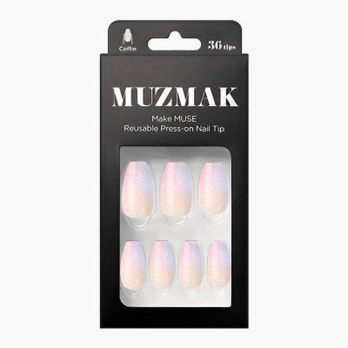 MUZMAK Reusable Nail Tips Daydream (Coffin)