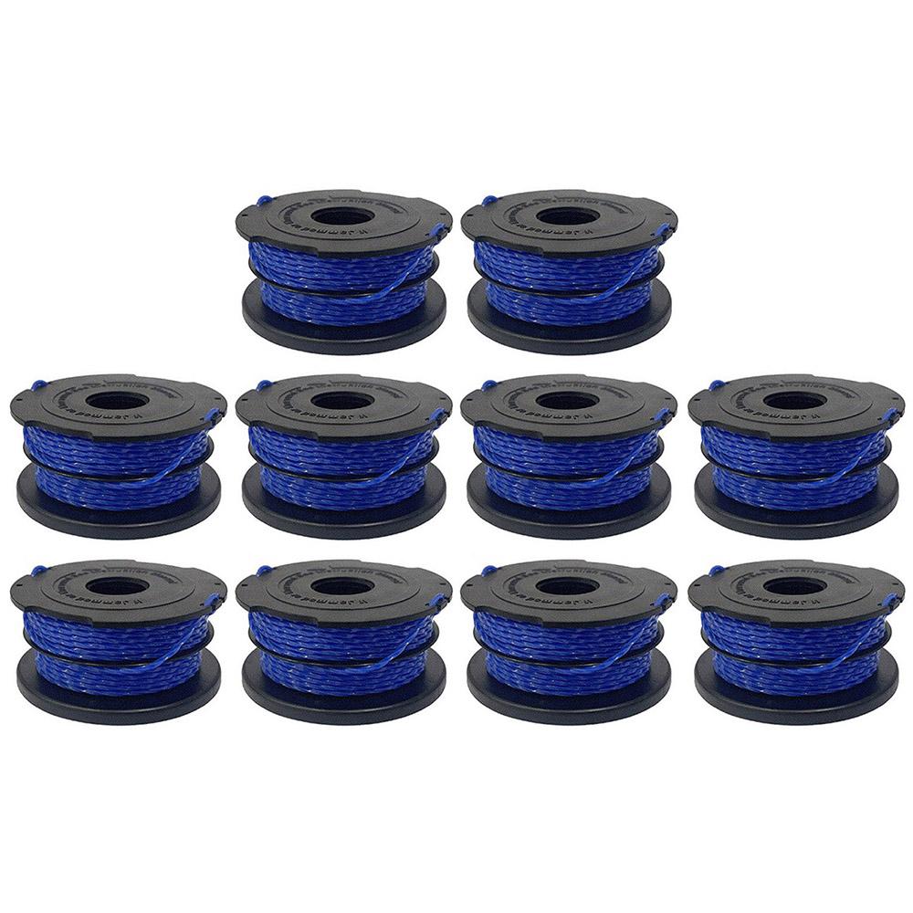 

10PCS Replacement Trimmer String Spools for Black & Decker Lawn Mower Wire Reels A6441 A