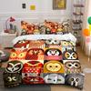 Colorful Geometric Owl Art Designs Print Soft Comfortable Duvet Cover Bedding Set Included 1*Duvet Cover  2*Pillowcases