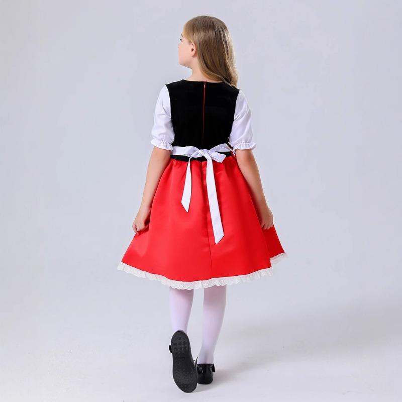 Parent-child code Halloween children's Little Red Riding Hood costume into party nightclub dance queen costume