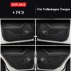 For Volkswagen Tacqua 2019 - 2026 Car Door Anti-kick Pad Leather Interior Anti-dirty Protection Stickers Decoration Accessories