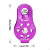 Pulley 26kN Rescuing Climbing with Ball Bearing Rock Single Aluminum Fixed Eye