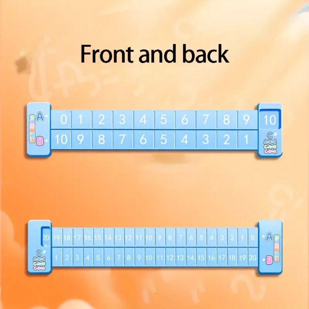 Enlightenment Aid Straight Ruler Early Education Student Ruler Number Decomposition Ruler  Addition