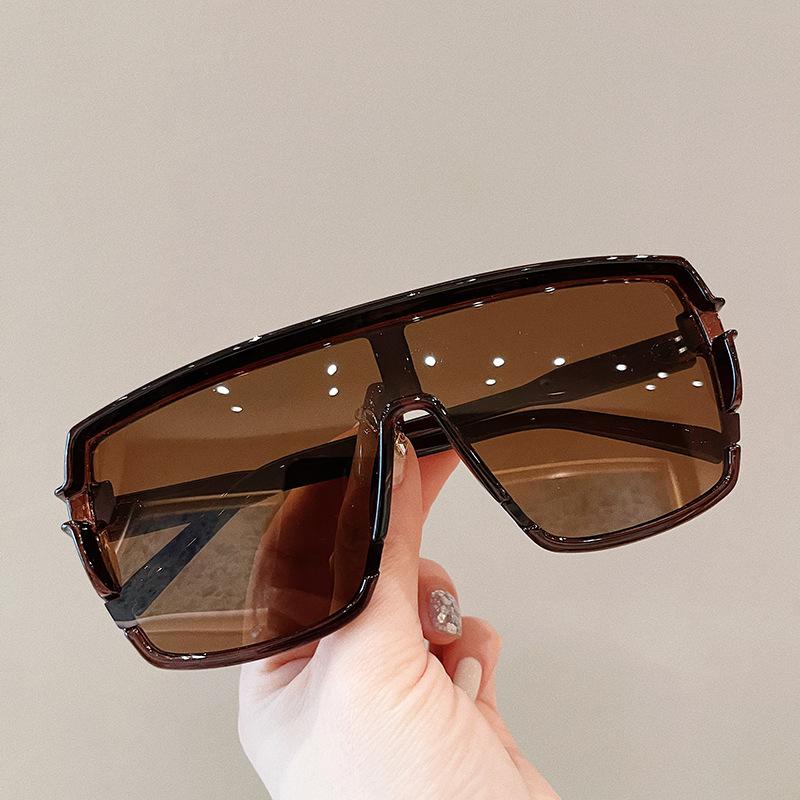 Luxury Y2K Sunglasses Women Men Vintage Punk Big Frame Shades Sport Riding Goggle UV400 Trendy Designer